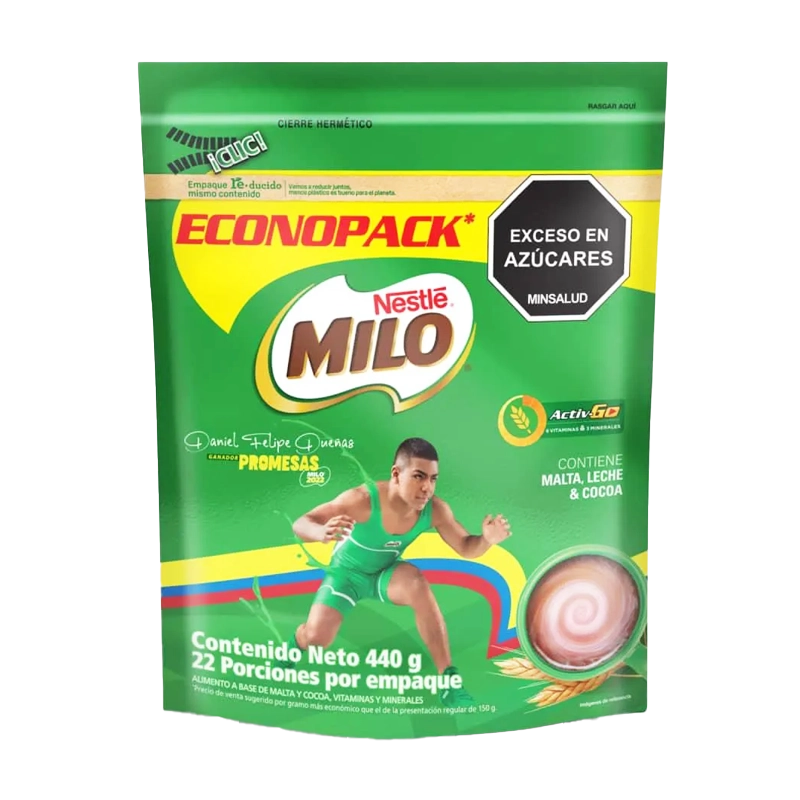 MILO ACTIV GO DOY PACK X 440 GR